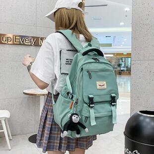 初中生男生书包男生大学生法国大容量书包女初中生双肩包高中大学