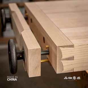 快速夹具压紧器固定夹木工桌工具卡榫木工桌面手轮尾钳台钳工作台