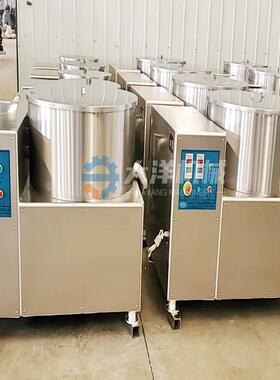 上翻出料出食式品脱油机数控上KQU薯条甩油设备不锈钢麻料花沥油