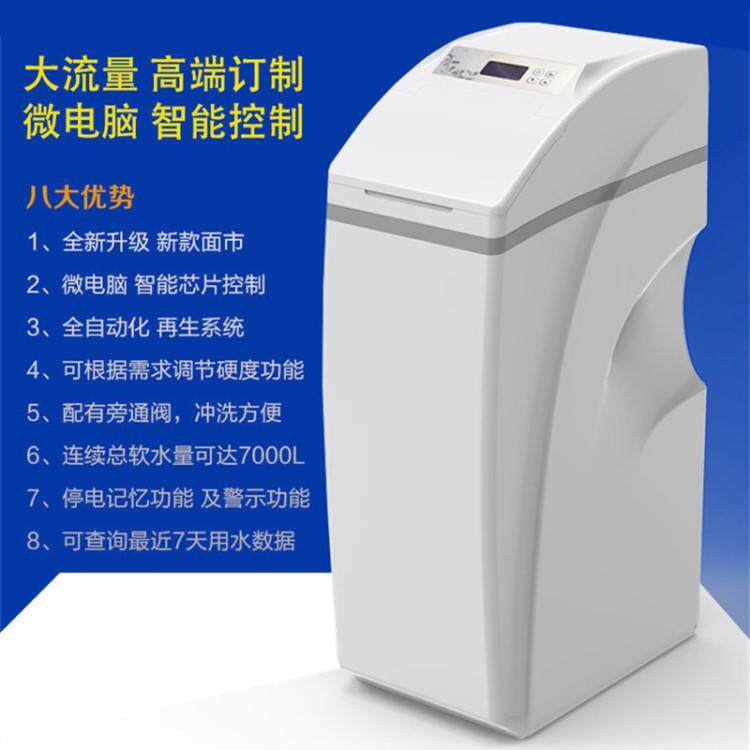 新款直销软水机家用全屋中央全自动除水垢净水一体白色大流量软水