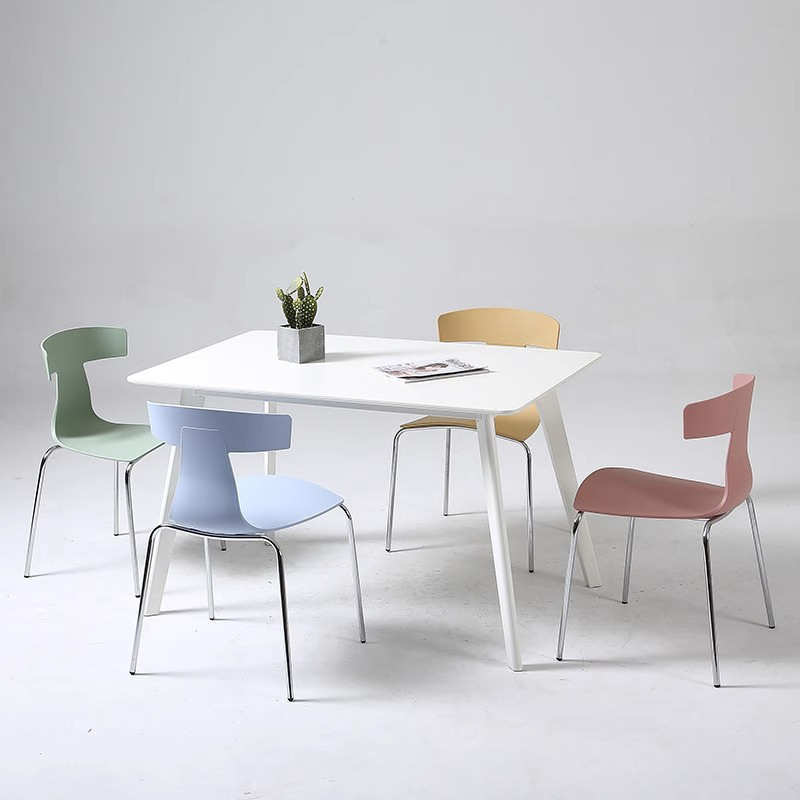 餐厅靠背休闲椅塑料加厚餐桌餐椅凳子简约家用红商用现代子网吃饭