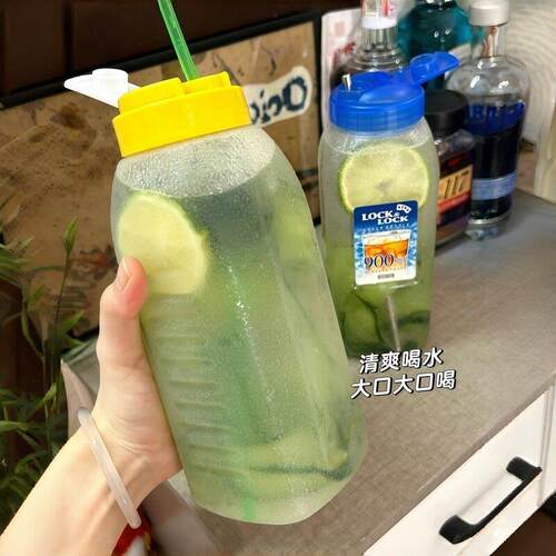 【含吸管】冷泡杯大容量随行杯冷萃杯泡茶咖啡家用耐高温食品级.