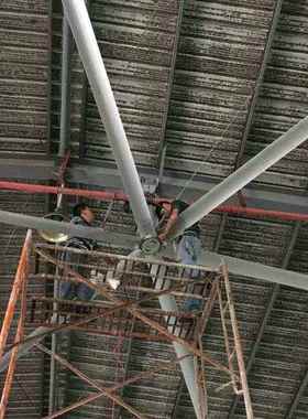 厂家工业大6风车间仓库篮球场温7.扇3米.7米降GVF5.5米大吊扇