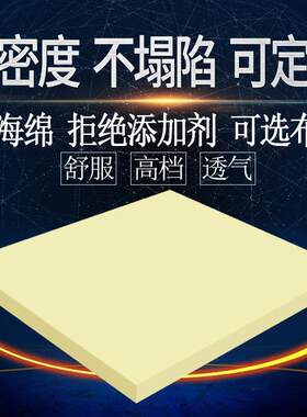 高密度海绵床垫标准宿舍单人双人出租屋家用榻榻米软垫子跨境电商