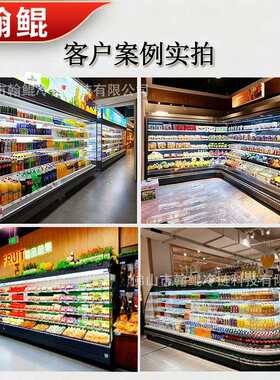 工厂直供冷柜商用超市风幕柜水果蔬菜保鲜柜酸奶饮料冷藏展示柜