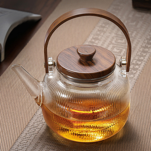 耐高温可明火烧水壶围炉电陶炉泡茶壶家用茶具 玻璃煮茶壶2024新款