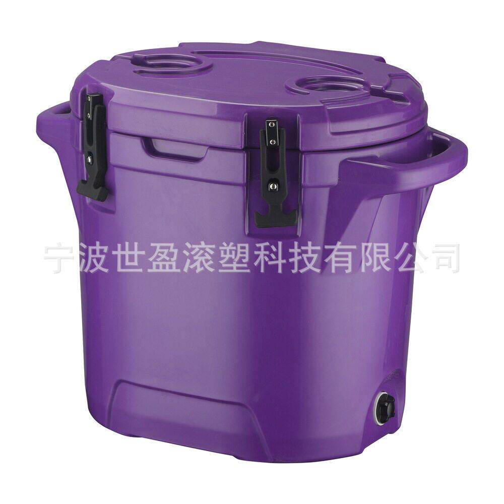 新款直销供应 25L圆形滚塑保温桶野餐食品保鲜箱保温桶