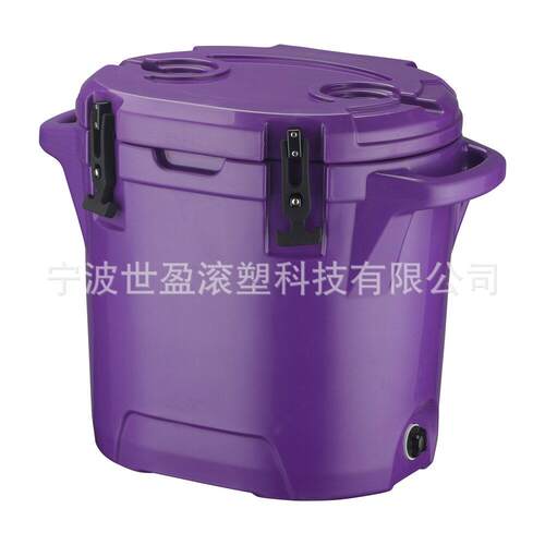 新款直销供应 25L圆形滚塑保温桶野餐食品保鲜箱保温桶