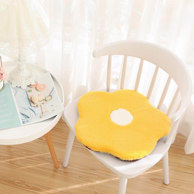 高档坐花朵抱枕椅子坐垫可地垫地上屁股屁垫室办公坐久学生椅垫记