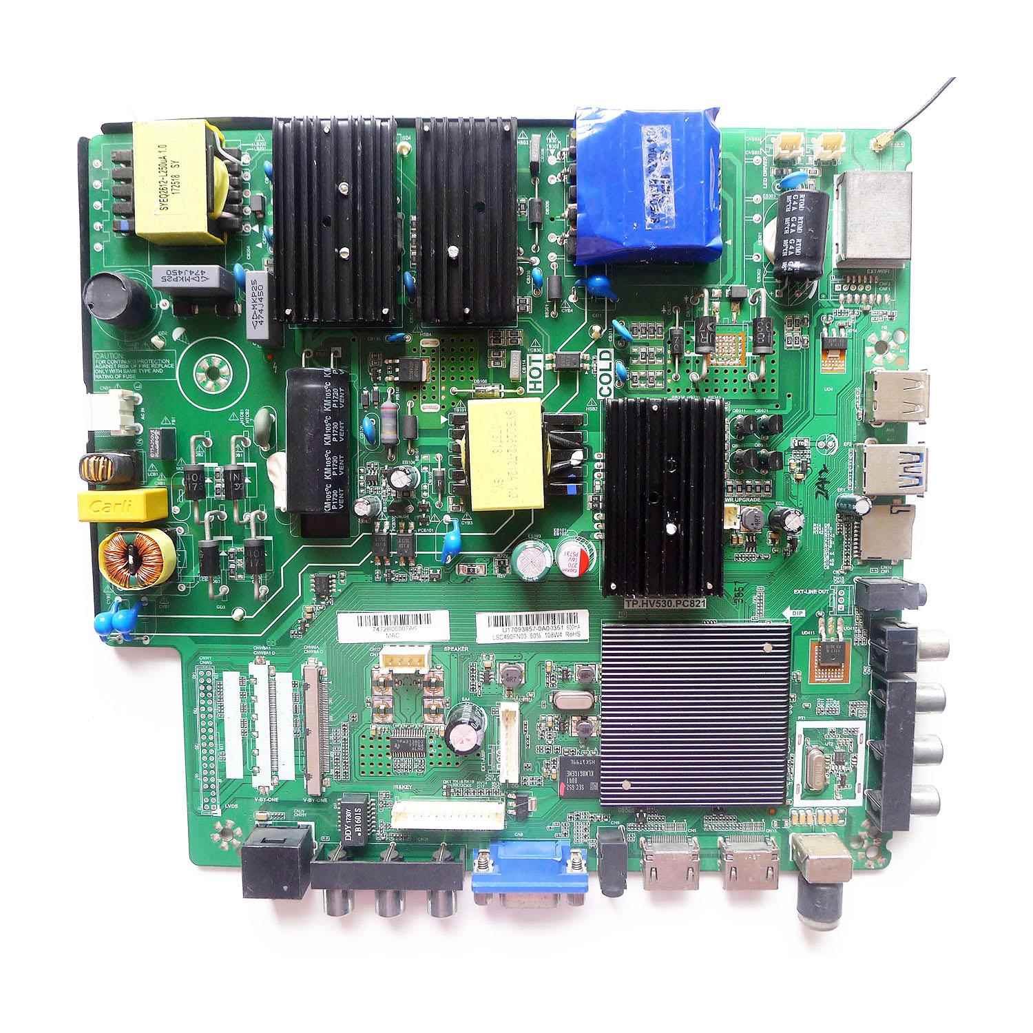 原装2K 4K智能网络TP.HV530.PC821 TP.MS638.PC821主板 配遥控