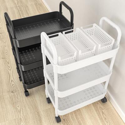 Trolley, kitchen rack,vegetable basket, toilet storage rack