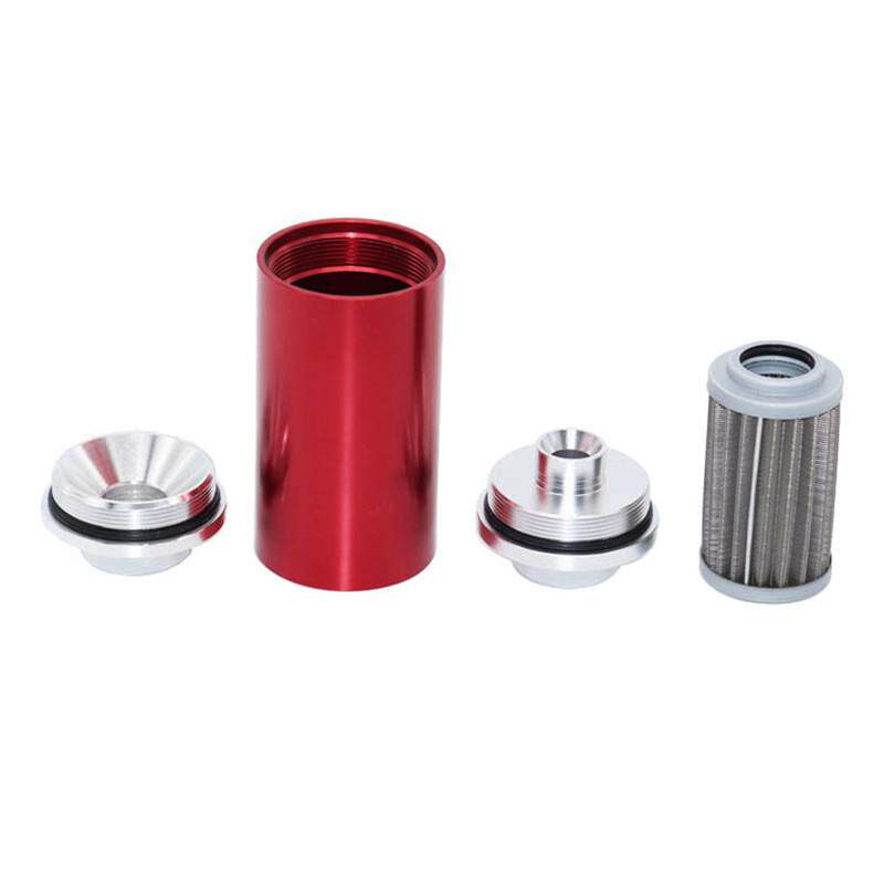 汽车改装燃油滤清器 58mm机油芯过滤器通用型接头AN6 AN8 AN10