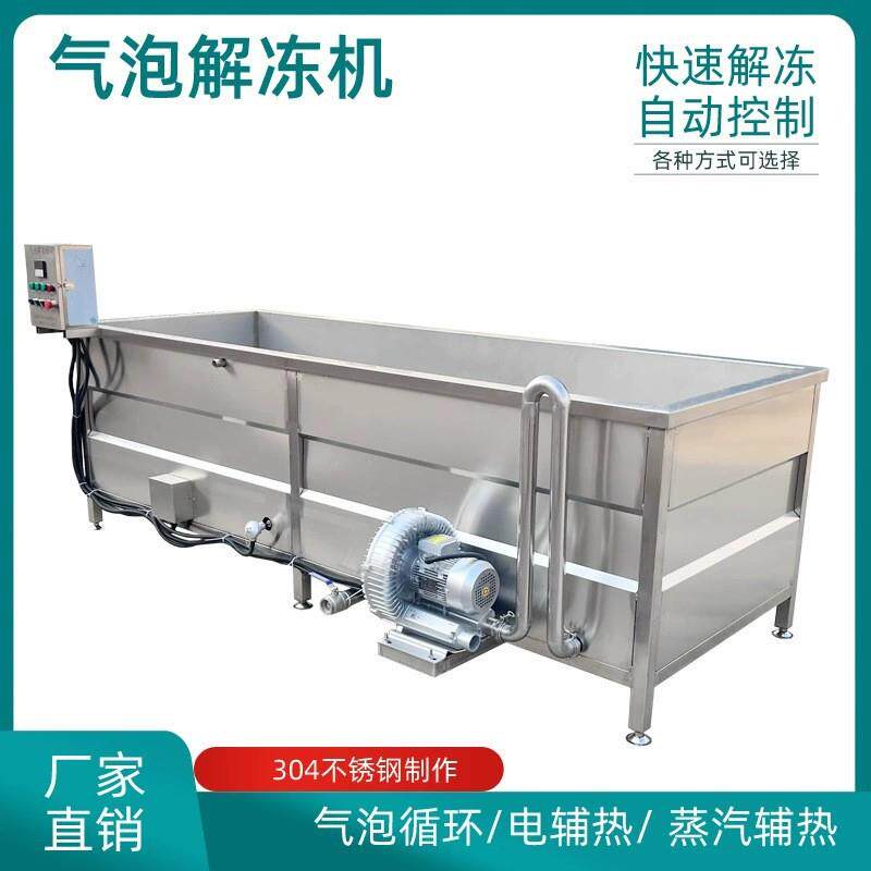 冷冻肉解冻机大型气泡缓化鸭脖化冻池冻肉冻品海鲜快速解冻机械
