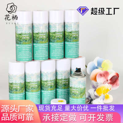 花店用品鲜花喷色剂干花喷雾碎冰蓝染色剂满天星花艺彩色鲜花喷漆