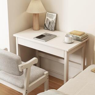 实木小书桌60迷你家用70/80cm小户型书桌卧室简约电脑桌窄桌子