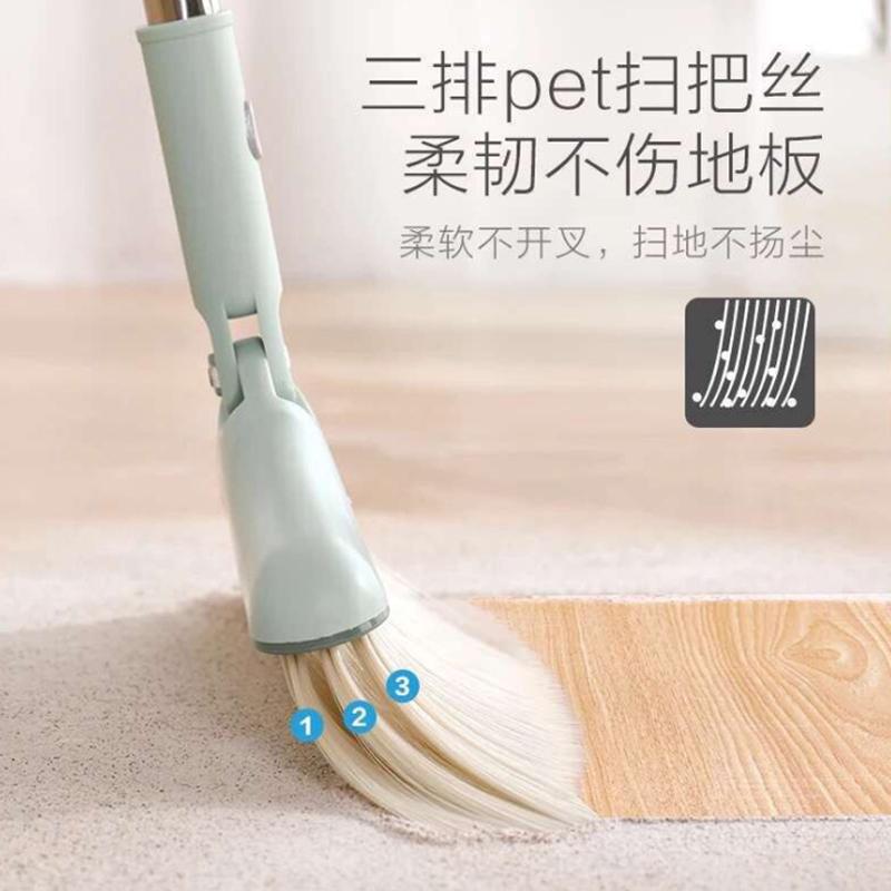 加大扫把2025新款套装扫地簸箕梳齿旋转扫帚畚箕垃圾铲组合