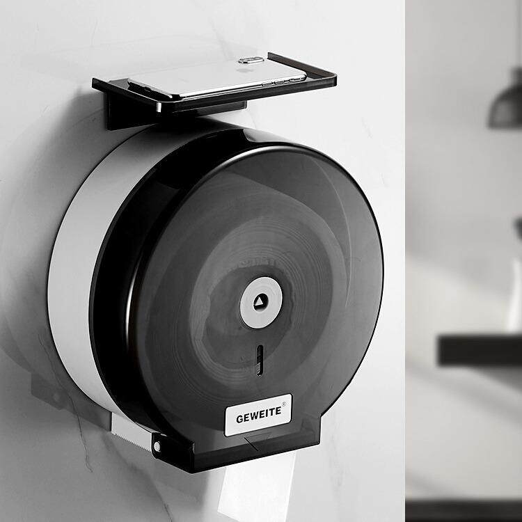 卫生间大卷纸盒壁挂式厕所大盘卷纸盒卫生间抽纸盒酒店擦手纸巾盒