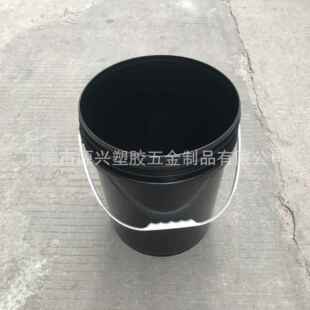 无尘实验室防静电垃圾桶带盖子20L手提黑色圆桶电子不良品垃圾箱