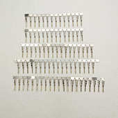 打线端子冲压端子 半镀金 0.76打端子式 公端半金 工厂直供 HDD