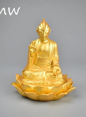 我奥慈悲佛像 车载主机壳鱼缸造景摆件 迪迦佛创意生日礼物模型模