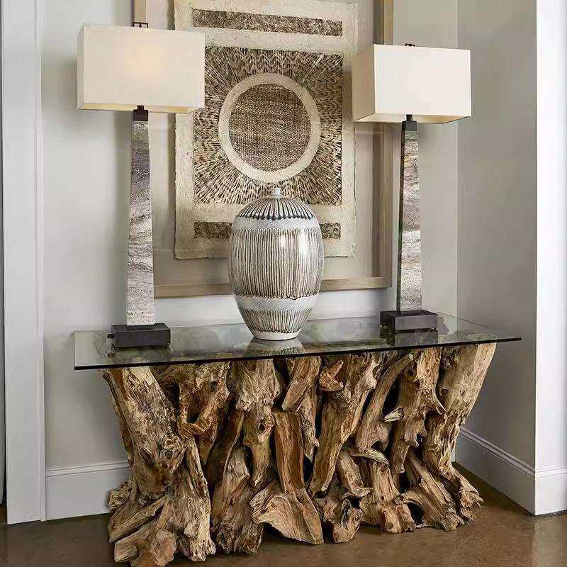 现代简约台灯落地灯客厅卧室书房售楼部别墅样板房轻奢大理石布罩