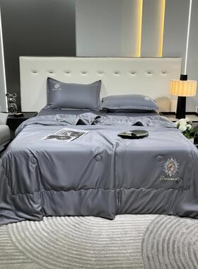 6L2天丝A夏被件四刺套夏凉被绣冰丝F77MH5J74件套