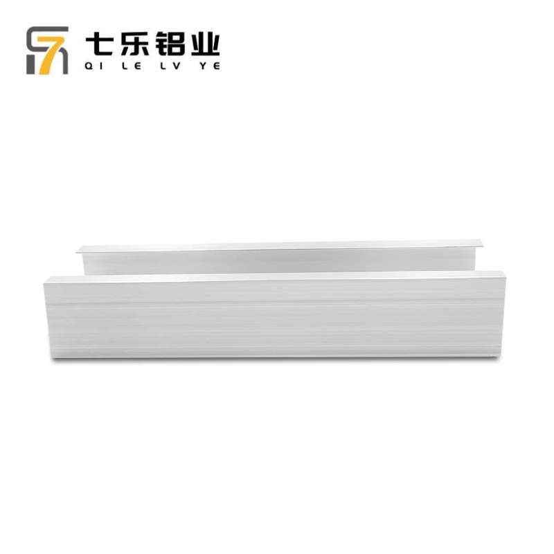 52*铝材铝型材槽灯通线槽流水线U灯通型24灯通铝合金工作台槽灯