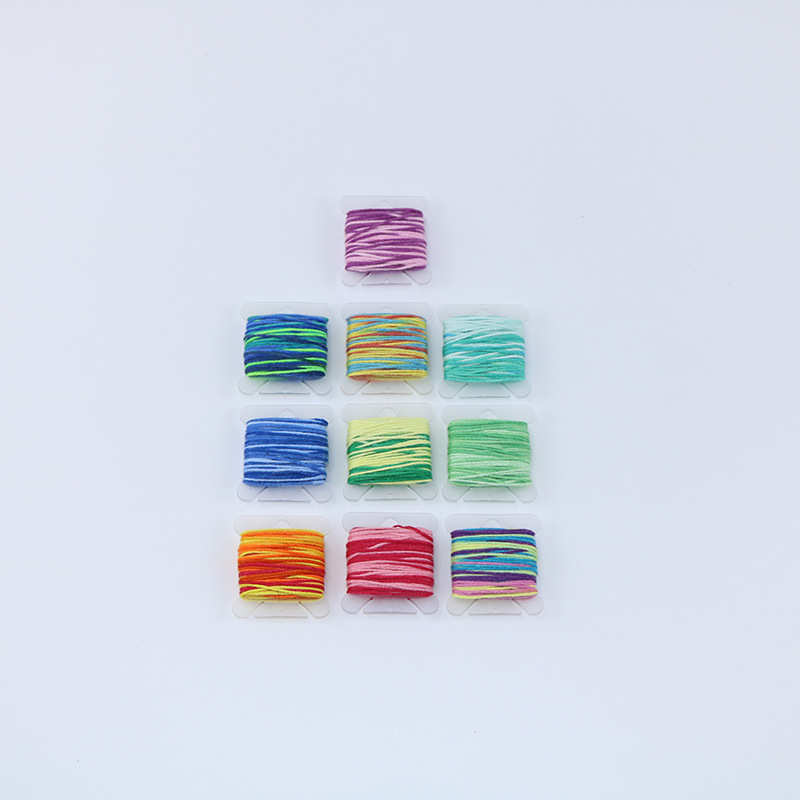 三层线盒十字绣针线套装 150色绣花线 DIY刺绣工具厂家直供