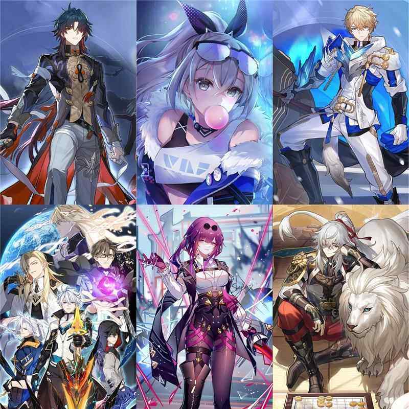 崩坏星穹铁道海报三月七希儿景元卡夫卡刃壁纸白露克拉拉宿舍墙贴,个性定制/设计服务/DIY,写真/海报印制,淘宝优惠券,粉丝福利购,淘宝优惠卷