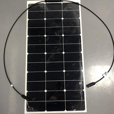 深圳65W销售Sunpower12V蓄电池充电房车游艇轮船柔性太阳能光伏板
