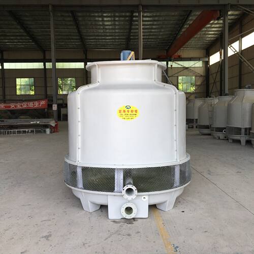 应供空调用冷却塔机圆形玻璃钢冷却压塔制冷机组空降DBNL3-10温用