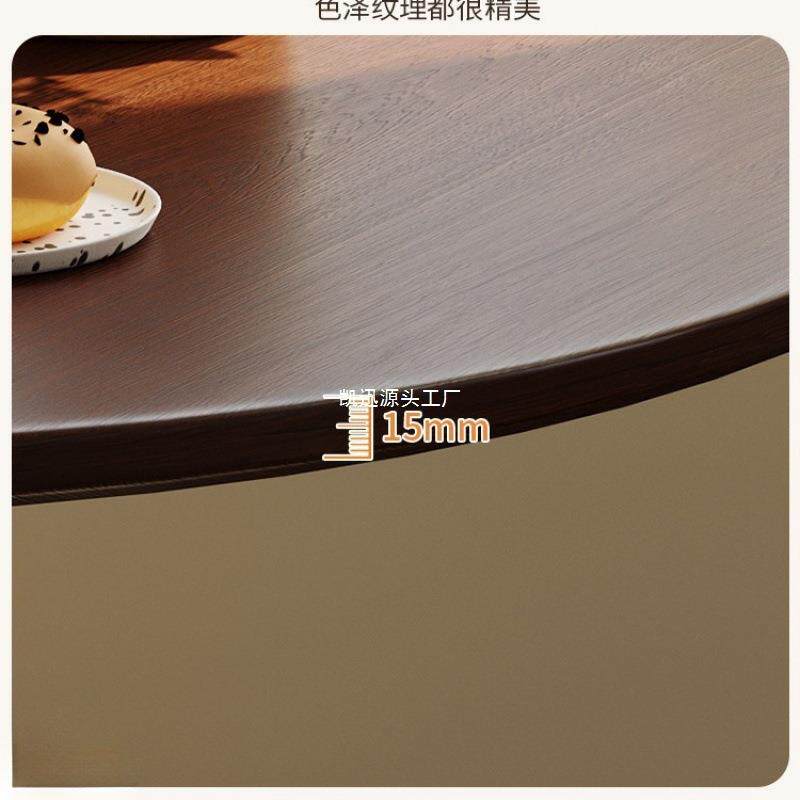 圆形餐桌家用客厅休闲咖啡桌洽谈桌子小户型出租屋阳台郁金香圆桌