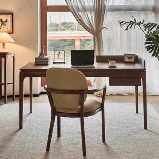 北美黑桃木板胡升降桌实木办公桌面蜡台木红橡木樱桃木餐DIF白桌