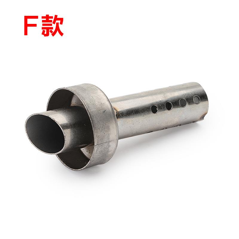 厂家供应摩托车51MM口径排气管通用消声器大排量排气通用跑车降音
