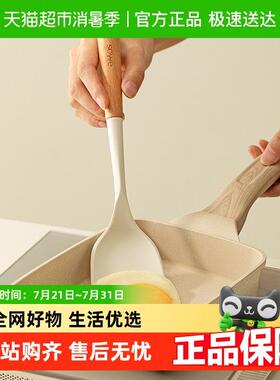 SOWE素味宝宝副食品小矽胶锅铲家用宿舍小锅炒菜铲子不沾锅专用套