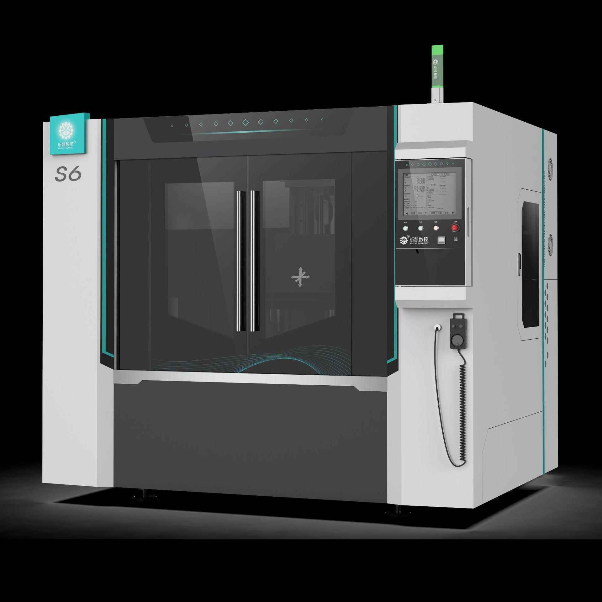 XK-S6-2Y数控压铸件去毛刺排渣口表面打磨铣进浇口