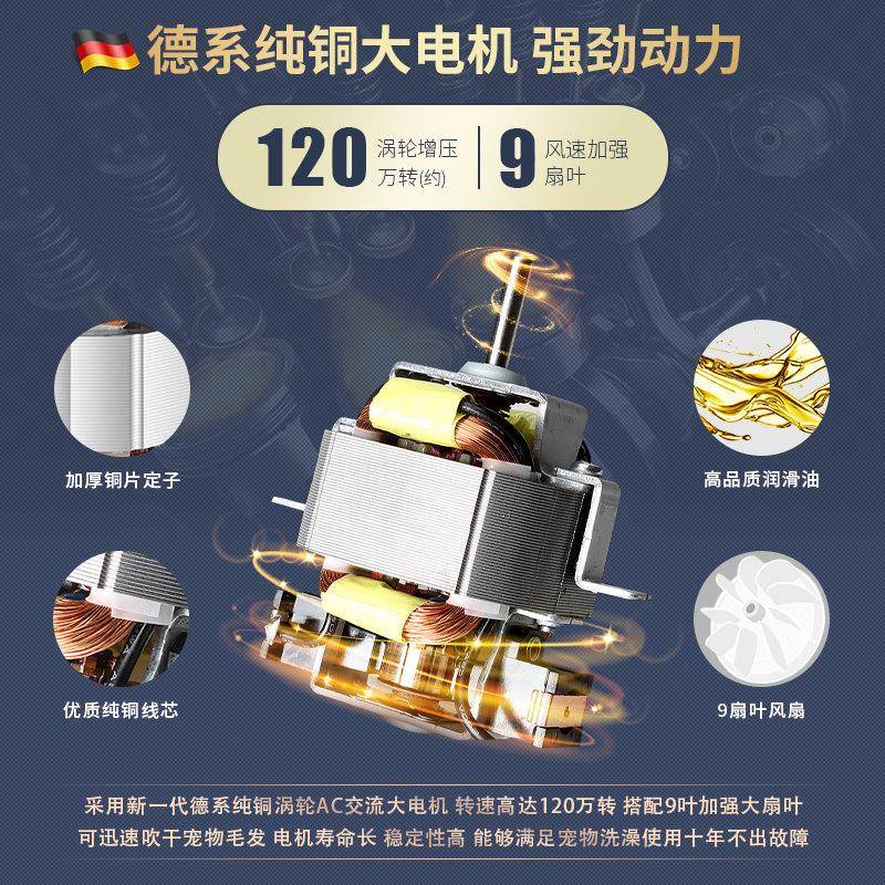 宠物店电吹风XBA吹拉毛神器速干一体澡洗宠狗物狗烘干大犬狗吹风