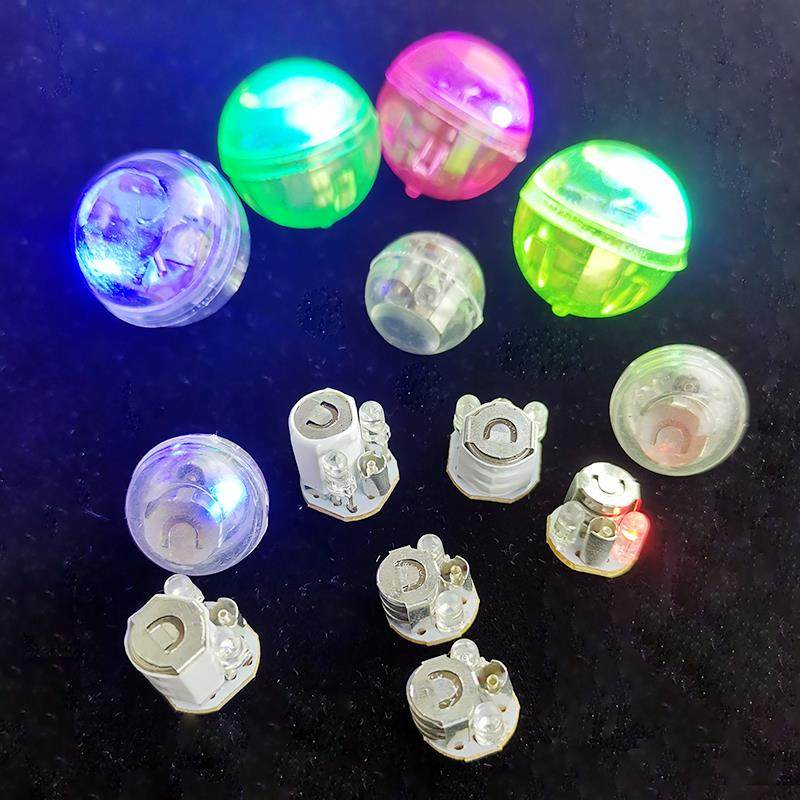 电子振动传感器闪光球迷你Led数码小灯笼DIY手工装饰灯按钮电池灯