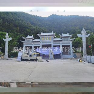 石牌楼单门三门五门石牌坊村口祠堂寺院走廊大门古建筑中式门楼