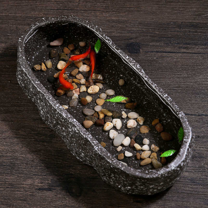 无孔陶瓷花盆水培铜钱草专用碗莲睡莲水仙花仿石头盆大号电商,家居饰品,花瓶,淘宝优惠券,粉丝福利购,淘宝优惠卷