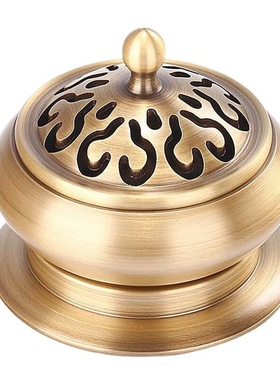 纯铜香篆炉家室仿内熏A321213香用檀香古炉供佛沉香盘香炉摆件创