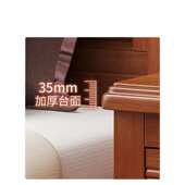 实木床头柜现代简约新中式 家用收纳柜置物架卧室简易床头储物柜