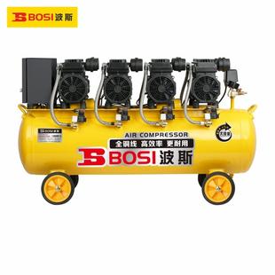 波斯气动220V1380W 4无油空气压缩机空压机120LBS663021