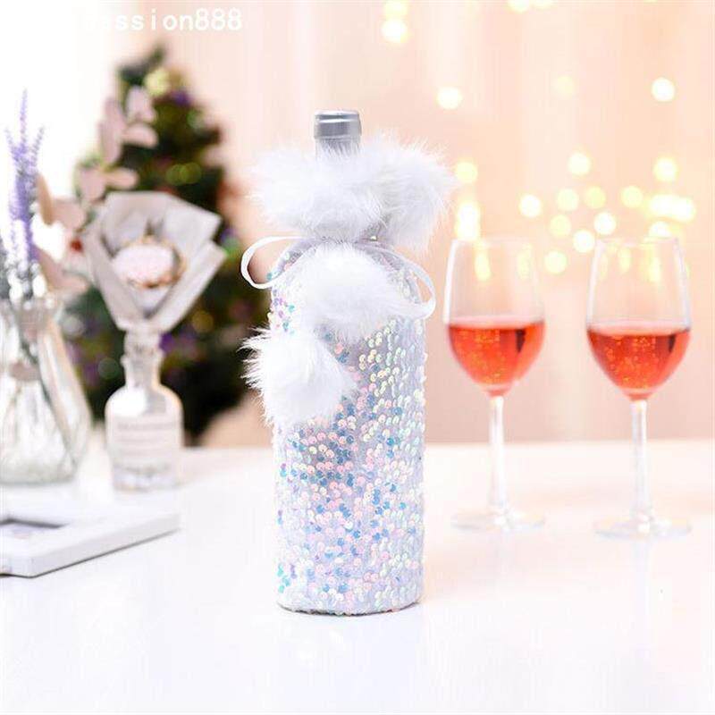 Christmas decoration bottle cover decoration红酒套酒店餐桌
