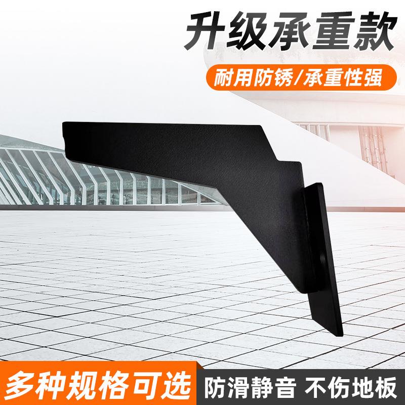 新款家具酒店黑色五金沙发脚五金配件铁脚桌角可调节支撑脚金属脚