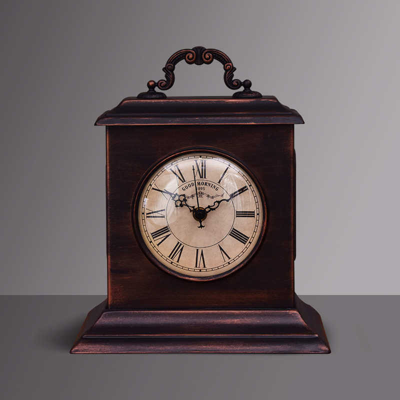 美式个性复古座钟复古怀旧台面钟家居桌面钟立钟古典民国做旧时钟,家居饰品,挂钟,淘宝优惠券,粉丝福利购,淘宝优惠卷