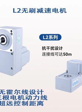 ZD中大力德K2L系列2002L2W直流无减速电机马达平刷行轴减器齿轮速