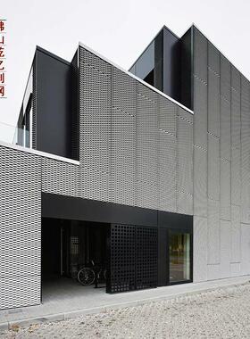 金属菱型格栅网铝LPB合金喷幕墙饰网框铝架装角铝氟碳涂板拉网厂