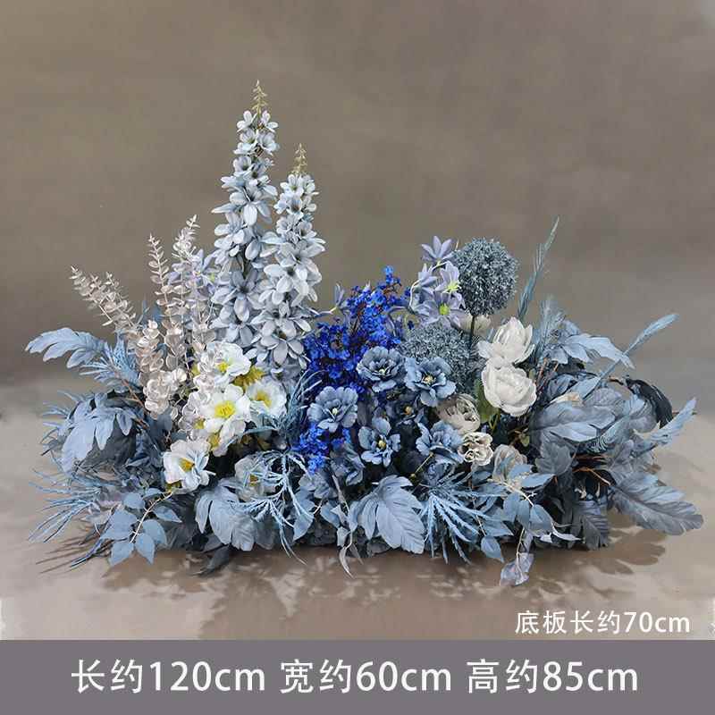 款新婚庆大款排花仿真绢花地成品装饰代兰花排TYNB台路引婚礼花千