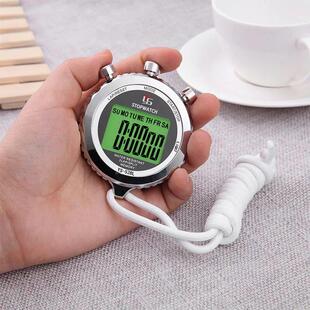 Timer Train 40h Digital Sport Running Stopwatch Metal Sports